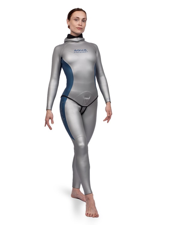 Traje de Neopreno Aquadiscovery Elite PRO Mujer, 1,5 y 3 mm para Freediving