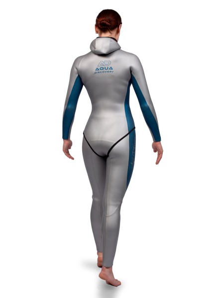 Traje de Neopreno Aquadiscovery Elite PRO Mujer, 1,5 y 3 mm para Freediving