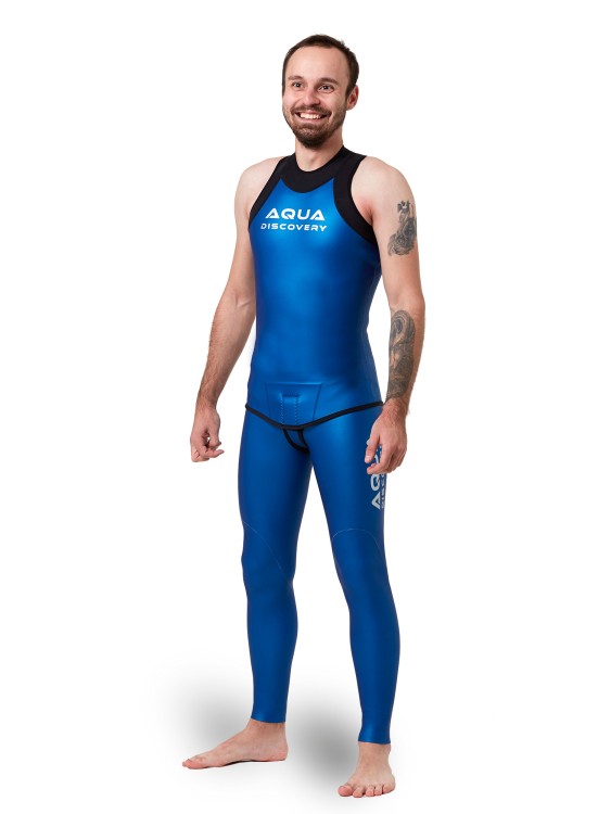 NUEVO Traje de Neopreno AQUADISCOVERY HIDRIDER – ELITE sin Capucha y Mangas