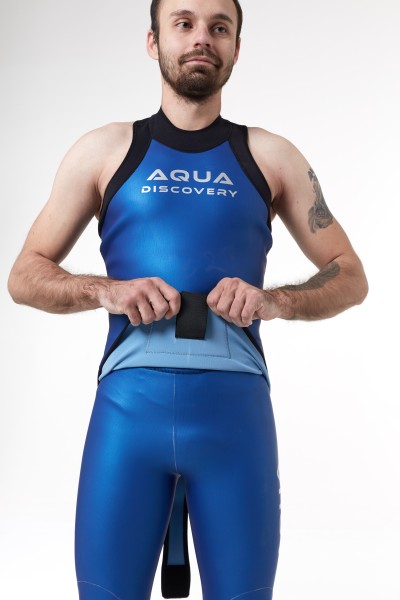 NUEVO Traje de Neopreno AQUADISCOVERY HIDRIDER – ELITE sin Capucha y Mangas