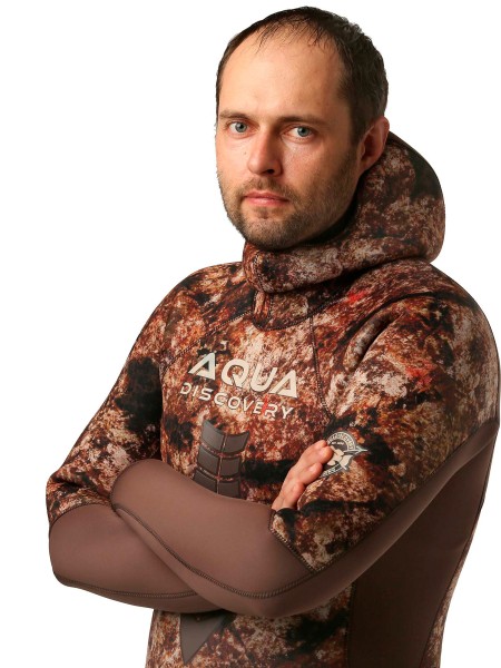 Traje de Neopreno Aquadiscovery Ataman Camo Castaño