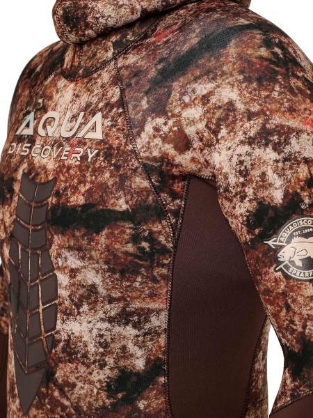 Traje de Neopreno Aquadiscovery Ataman Camo Castaño