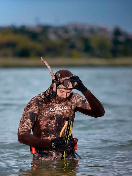 Traje de Neopreno Aquadiscovery Ataman Camo Castaño