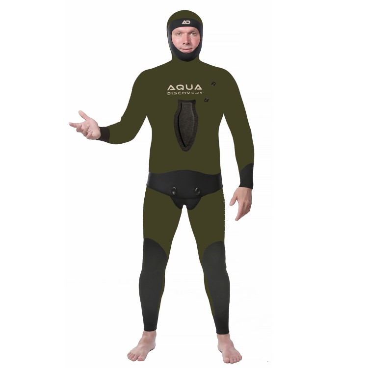 Traje De Neopreno Aquadiscovery Ataman Camo Dragón