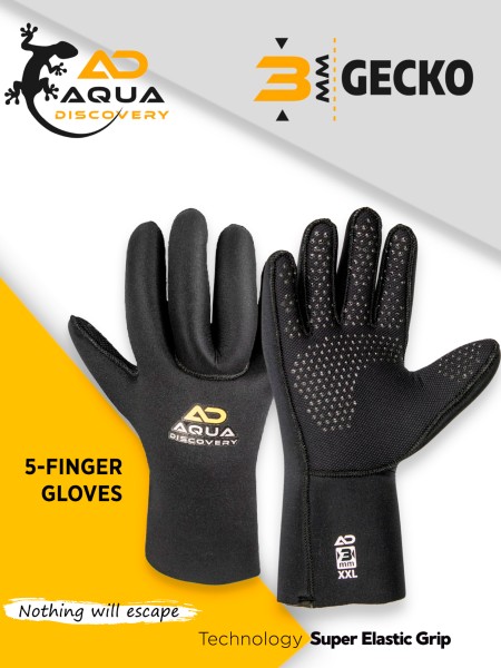 Guantes de 5 Dedos AQUADISCOVERY GECKO