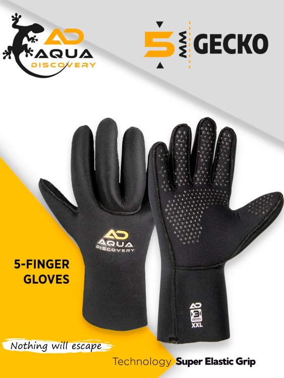 Guantes de 5 Dedos AQUADISCOVERY GECKO