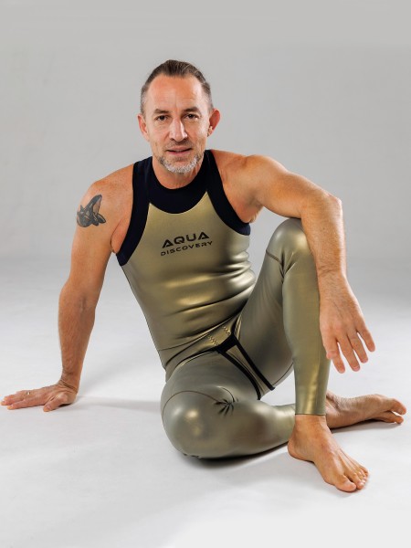 Traje de Neopreno AQUADISCOVERY HIDRIDER – ELITE sin Capucha y Mangas