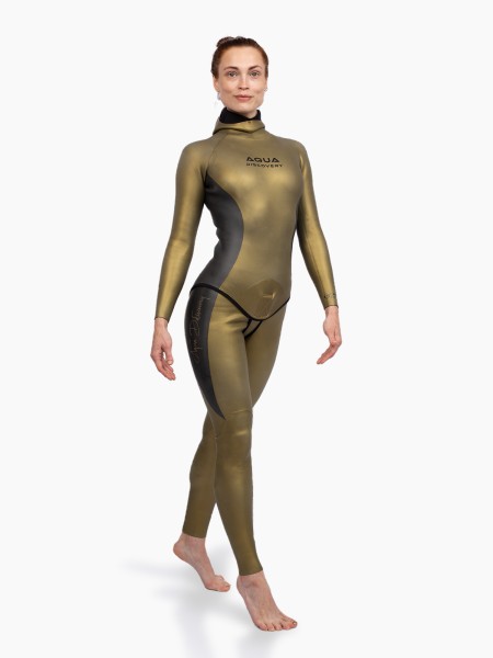 Traje de Neopreno Aquadiscovery Elite PRO Mujer, 1,5 y 3 mm para Freediving