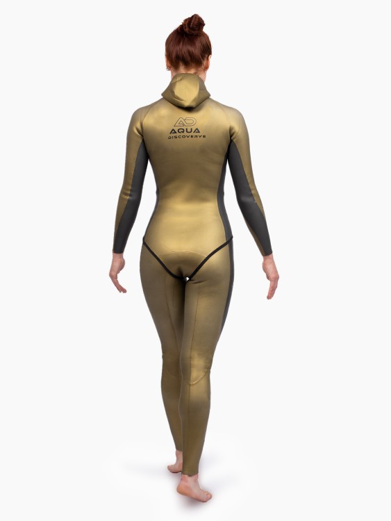 Traje de Neopreno Aquadiscovery Elite PRO Mujer, 1,5 y 3 mm para Freediving