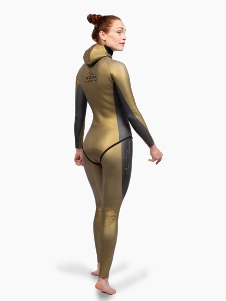 Traje de Neopreno Aquadiscovery Elite PRO Mujer, 1,5 y 3 mm para Freediving