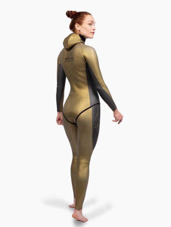 Traje de Neopreno Aquadiscovery Elite PRO Mujer, 1,5 y 3 mm para Freediving